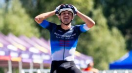 Cyclist Alejandro García completes a lifelong dream in the United States