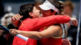 Beating by Bouzas to put Spain within reach of the quarterfinals of the Billie Jean King Cup
