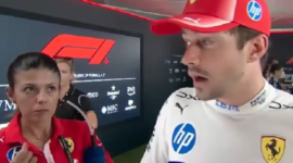 Leclerc reveals something he shouldn’t have about Ferrari and the reaction of his press officer goes viral: “I thought it was something that was already known”