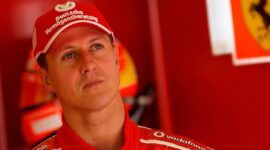 “Michael Schumacher is here. Different, but he continues to show me how strong he is”