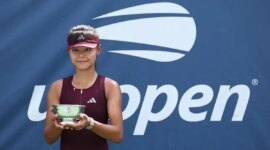 The new prodigy of world tennis shines at the US Open from China via Serbia