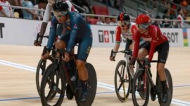 Eva Anguela scores a creditable sixth place in the Shanghai World Cup Scratch