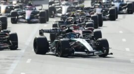 Russell wins the race by just 0.1 against a stellar Verstappen in Baku; Sainz comes back and tortures Alonso