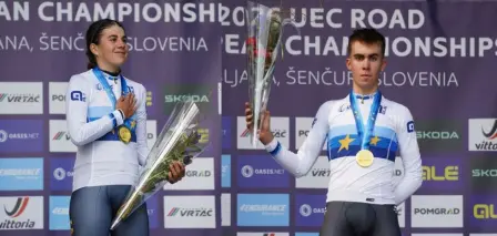 Alejandra Neira and Benjamín Noval, winners of the European Championship