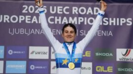 The Spanish Alejandra Neira, European junior time trial champion
