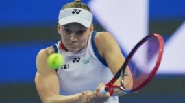 A withdrawal puts Rybakina in the Ningbo quarterfinals