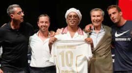 Announced the date on which Ronaldinho will make his debut in Italy