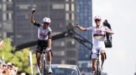 Brandon McNulty will debut the rainbow jersey at the Giro de Emilia