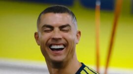 Cristiano parks his rebound with Jorge Jesus and is already laughing