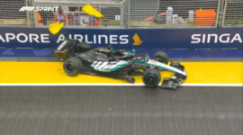 Egregious error by Russell and Antonelli is already bordering on the feat: this is how the F1 classification remains after the Singapore GP Sprint