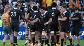 The All Blacks beat Australia and win the Bledisloe Cup