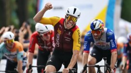 The Belgian Fretin wins the third stage and the Dutch Biesterbos new leader