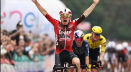 The young Jarno Widar surprises Pidcock and Jorgenson in the Three Varese Valleys